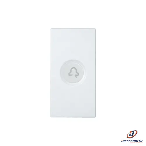 Urmet Copritasto Illuminabile Simbolo "Campanello" 1 Modulo Nea Bianco 10363.B