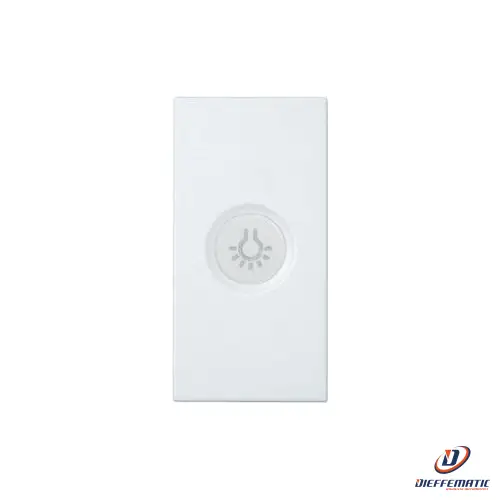 Urmet Copritasto Illuminabile Simbolo "Luce", 1 Modulo, Nea, Bianco 10364.B