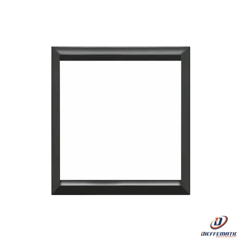 Urmet Cornice 2 Moduli, Expì, Per Placca In Metallo, Nero Lucido 13000Mn/2 Nuovo