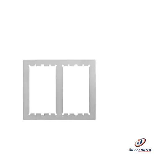 Urmet Cornice Coprifilomuro, Alpha, 2 File 4 Moduli 1168/624 Comunicazione Nuovo