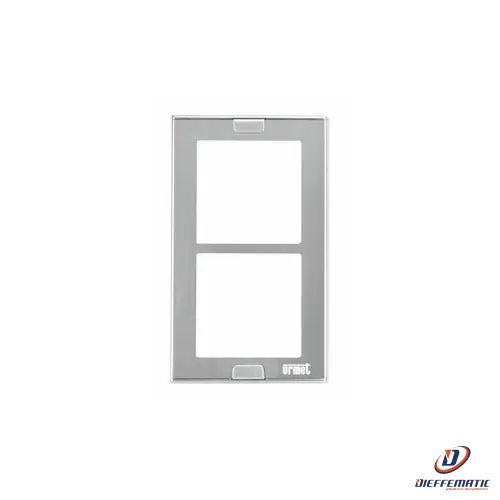 Urmet Cornice Coprifilomuro Con Telaio, 2 Moduli, Sinthesi S2 1148/62 Originale