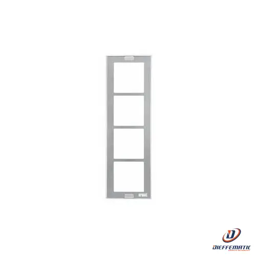 Urmet Cornice Coprifilomuro Con Telaio, 4 Moduli, Sinthesi S2 1148/64 Originale