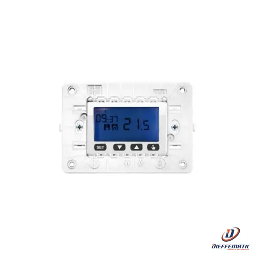 Urmet Cronotermostato Elettronico Lcd 3 Moduli Bianco Ghiaccio 10633Bg Originale