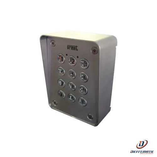 Urmet Custodia Con Visiera In Acciaio Tastiera 1088/48 1088/60 Sicurezza Nuovo