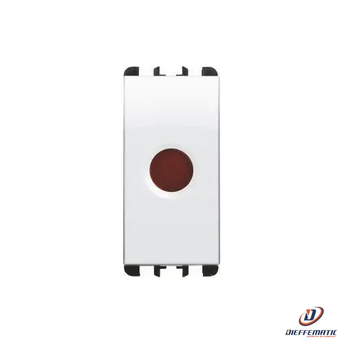 Urmet Diffusore Rosso, 1 Modulo, Nea, Bianco Ghiaccio 10282Bg Originale Garanzia