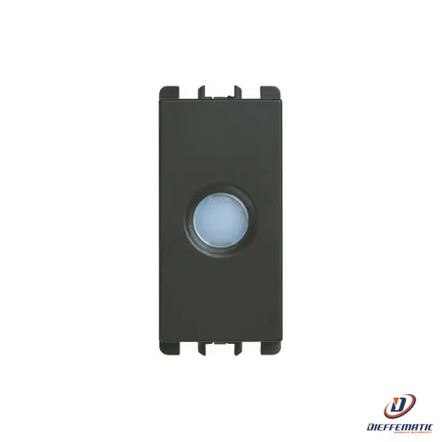 Urmet Diffusore Trasparente, 1 Modulo, Nea, Antracite 10280 Installazione Civile
