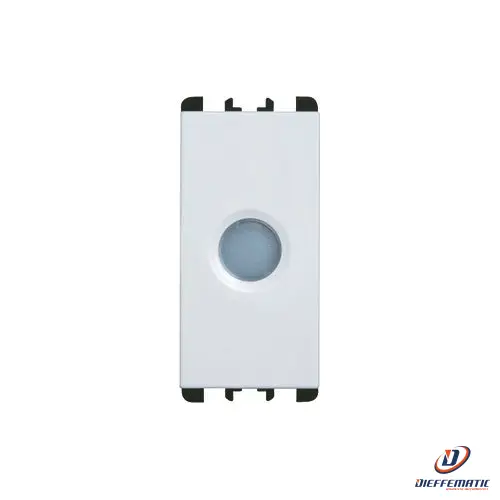 Urmet Diffusore Trasparente, 1 Modulo, Nea, Bianco 10280.B Installazione Civile
