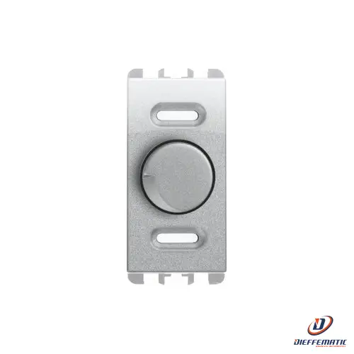 Urmet Dimmer Rotativo Per Carichi Resistivi, 1 Modulo, Alluminio 10530Al Nuovo