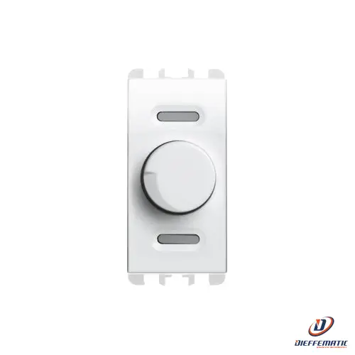 Urmet Dimmer Rotativo Per Carichi Resistivi 1 Modulo Bianco Ghiaccio 10530Bg