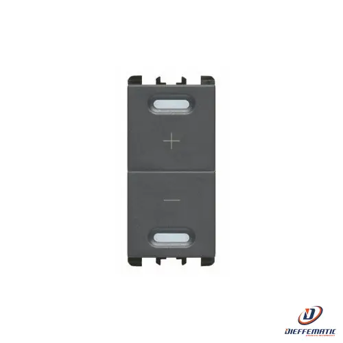 Urmet Dimmer Universale Con Doppio Pulsante, 1 Modulo, Antracite 10560 Originale