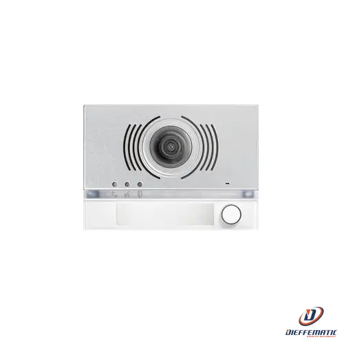 Urmet Frontale Per Posto Esterno Video, 1 Pulsante, Alpha, Bianco 1168/141W