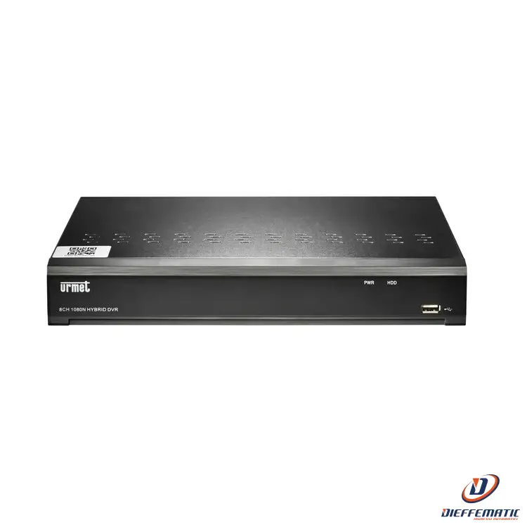 Urmet Hvr, Building&Retail, Ahd, 8Ch, 2M, H.264 1093/508N Sicurezza Originale