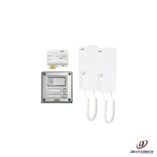 Urmet Kit Base Impianto Audio Steel 1183/603 Comunicazione Originale Garanzia