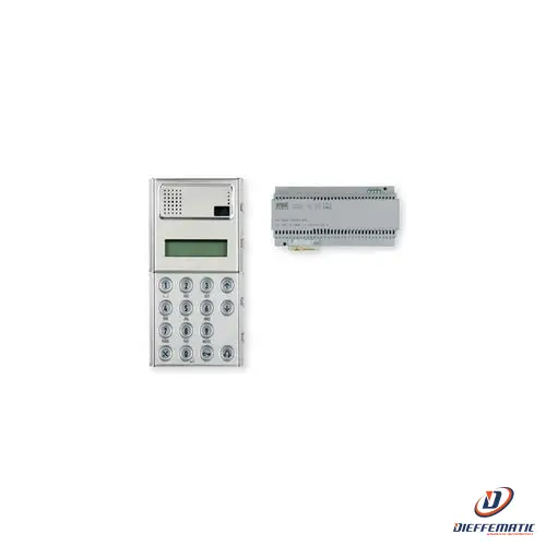 Urmet Kit Base Impianto, Sinthesi Steel, Sistema 2Voice 1783/707 Comunicazione