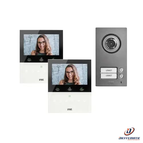 Urmet Kit Bifamiliare Mikra2-Vog5W 2 Fili 1784/726 Comunicazione Originale Nuovo