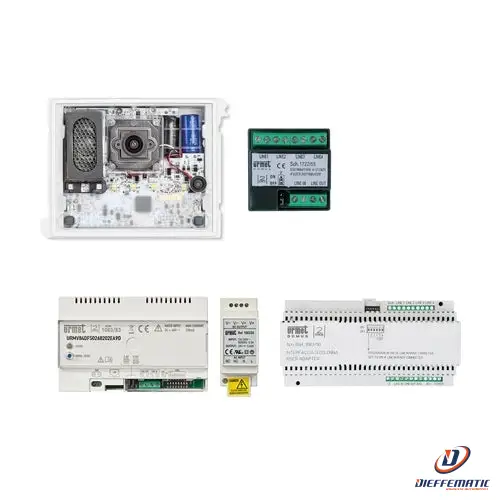 Urmet Kit Colonna Secondaria Video Alpha Con Callme Multiutenza 2Voice 1783/858