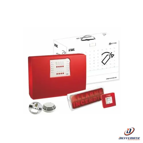Urmet Kit Rivelazione Incendi Con Centrale 1043/424, Linea 400 1043/924 Garanzia