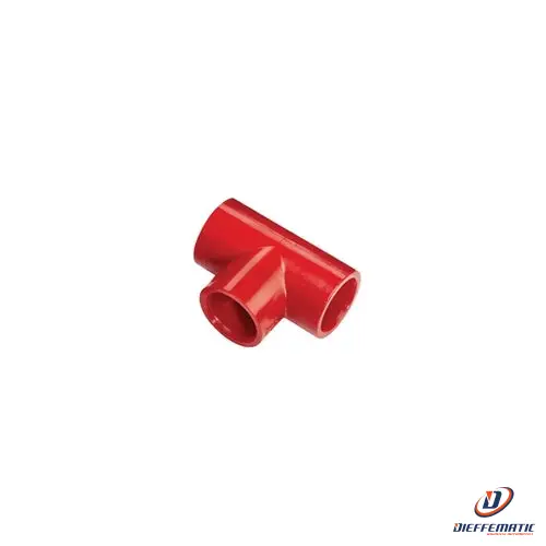 Urmet Manicotto A T In Abs Di Colore Rosso, Linea 600 1043/626 Sicurezza Nuovo