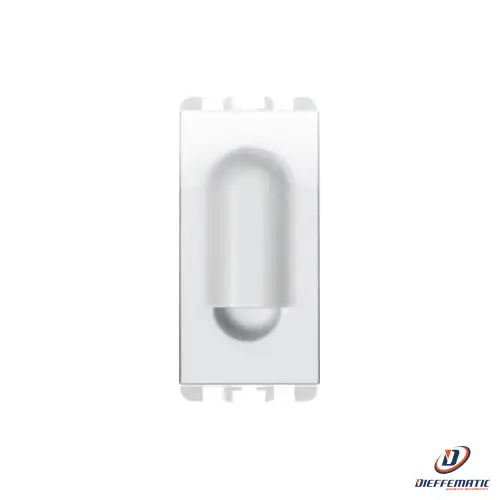 Urmet Passacavo, 1 Modulo, Nea, Bianco Ghiaccio 10355Bg Installazione Civile