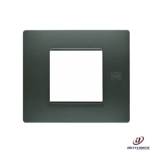 Urmet Placca 2 Moduli, Flexa, Tecnopolimero, Antracite Nea 11802.An Originale