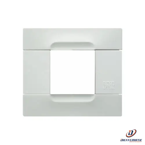 Urmet Placca 2 Moduli KĂ dra Monochrome Tecnopolimero Bianco Helsinki 10802.B.01