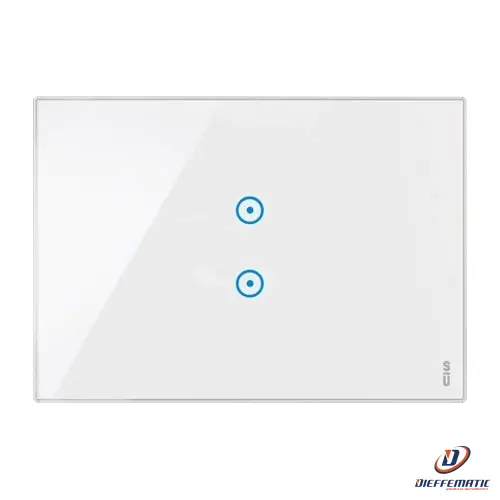Urmet Placca 3 Moduli, 1 Simbolo Sovrapposto, Touch, Bianco Neve 14523.Bn Nuovo