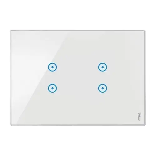 Urmet Placca 3 Moduli, 2 Simboli Sovrapposti, Expì Touch, Bianco Neve 14543.Bn
