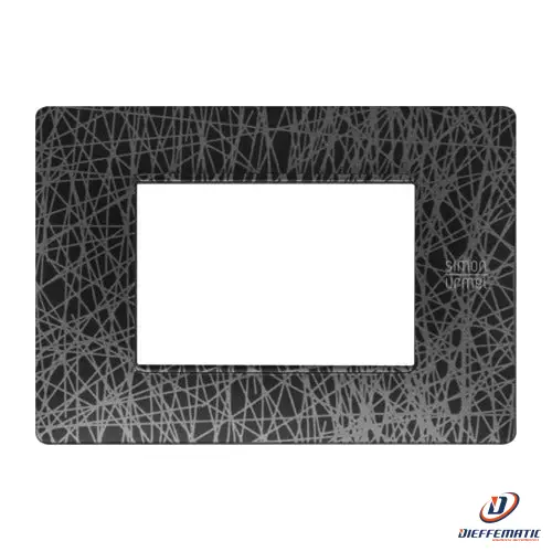 Urmet Placca 3 Moduli, Flexa, Tecnopolimero, Net 11803.Nt Installazione Civile