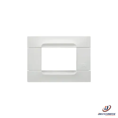Urmet Placca 3 Moduli, Kàdra Monochrome, Tecnopolimero, Bianco 10803.B Originale