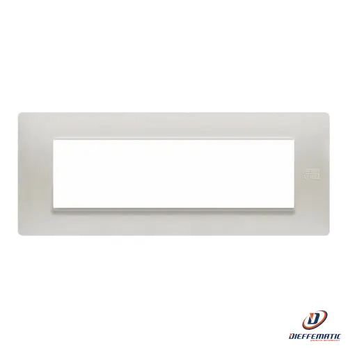 Urmet Placca 7 Moduli, Flexa, Tecnopolimero, Polvere 11807.Pv Originale Garanzia