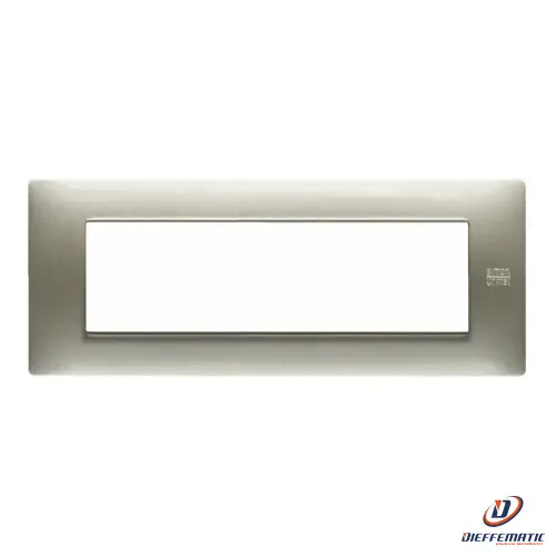 Urmet Placca 7 Moduli, Flexa, Tecnopolimero, Titanio 11807.Tt Originale Garanzia