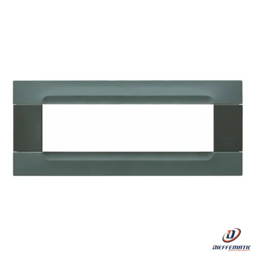 Urmet Placca 7 Moduli Kàdra Antracite Tecnopolimero Grigio Berlino 10807.07