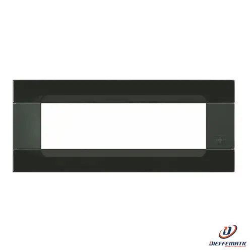 Urmet Placca 7 Moduli, KĂ dra, Serie Antracite, Metallo, Nero Universo 10907.54