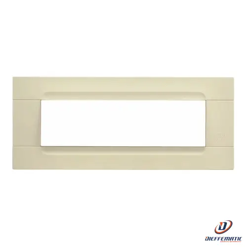 Urmet Placca 7 Moduli, Kàdra, Serie Antracite, Tecnopolimero, Avorio 10807.Av