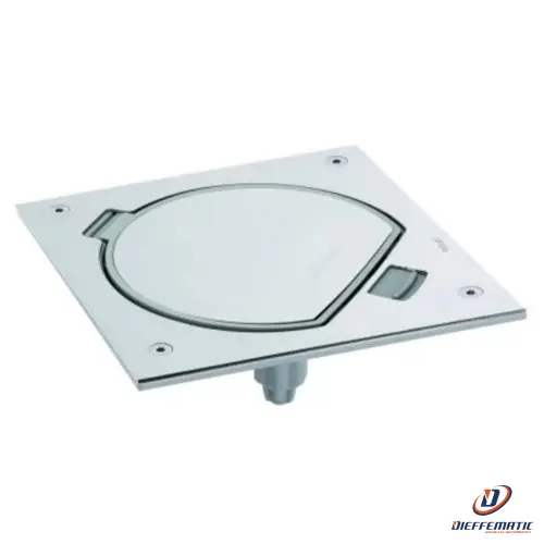 Urmet Portameccanismo K45 Shuko Acciaio Inox 12066/23.Ac Installazione Civile