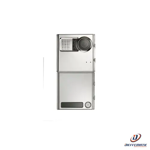 Urmet Posto Esterno Video, 1 Pulsante, Sinthesi Steel, Sistema Ipercom 1060/71