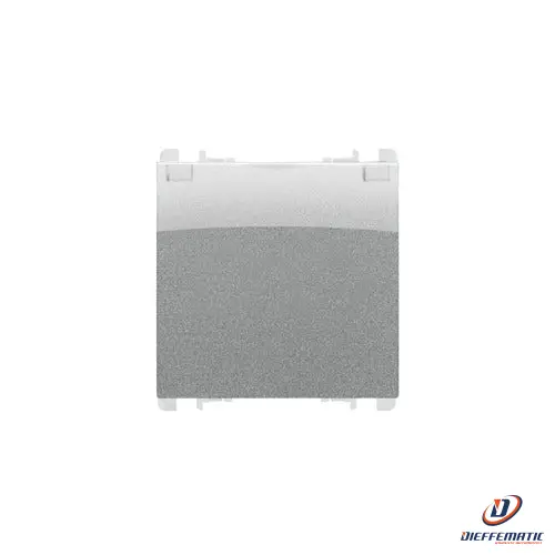 Urmet Presa Tedesca Con Sportellino 2 Moduli, 2P+T 16A-250V Alluminio 10320C/2Al