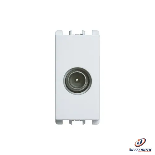 Urmet Presa Tv Passante Maschio 1 Modulo Attenuazione 10 Db Nea Bianco 10410.B