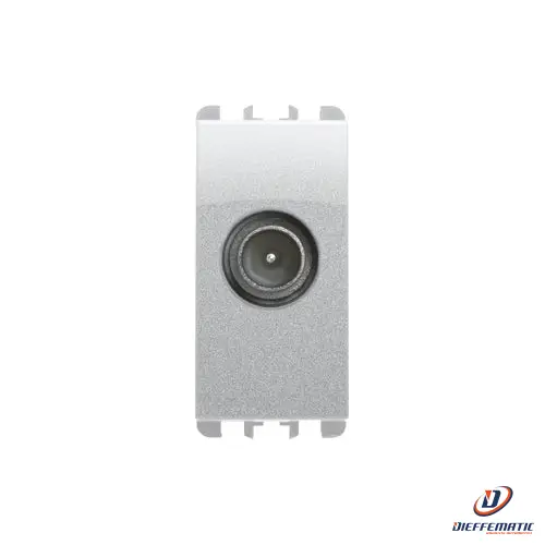 Urmet Presa Tv Passante Maschio 1 Modulo Attenuazione 5 Db Nea Alluminio 10405Al