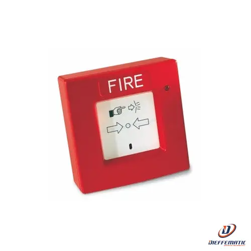 Urmet Pulsante Manuale Convenzionale A Rottura Vetro, Linea 400 1043/143 Nuovo