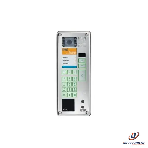 Urmet Pulsantiera Video Con Modulo Di Chiamata Elekta Steel 2Voice 1083/28 Nuovo