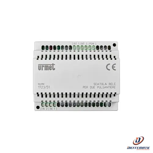 Urmet Relè Attuatore Di Commutazione Per 2 Pulsantiere Kit 1723/95 E /96 1723/51