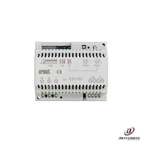 Urmet Relè Attuatore, Sistema 2Voice 1083/80 Comunicazione Originale Garanzia