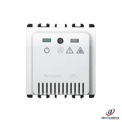 Urmet Rilevatore Di Gas Metano E Gpl, 2 Moduli, Nea, Bianco Ghiaccio 10661Bg
