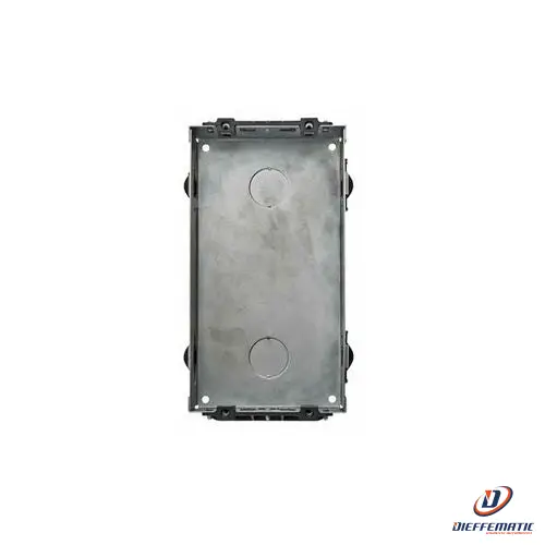 Urmet Scatola Incasso Metallica, Sinthesi Steel, 2 Moduli 1158/42 Comunicazione