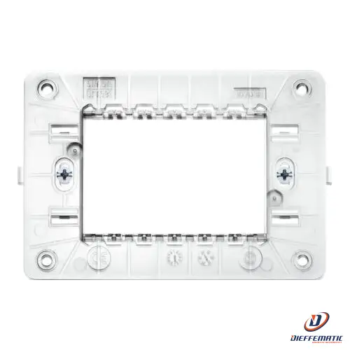 Urmet Supporto Ribassato 3 Moduli Con Viti, Nea 10703N Installazione Civile