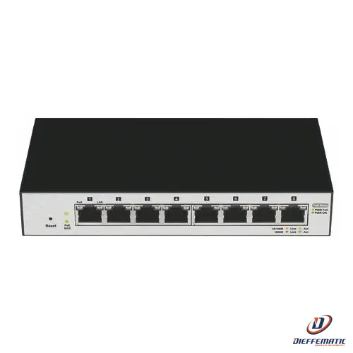 Urmet Switch Poe Layer2 Managed, Ipertalk, Per Ipercom, A 8 Porte 1375/701 Nuovo