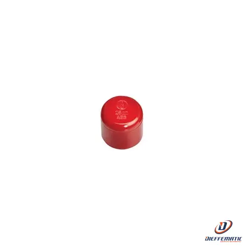 Urmet Tappo Per Tubo In Abs Di Colore Rosso, Linea 600 1043/625 Sicurezza Nuovo