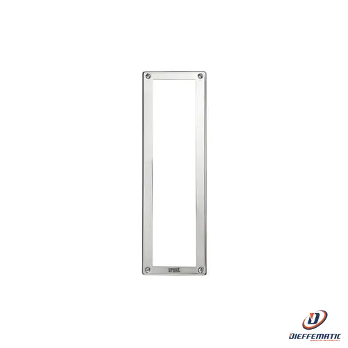 Urmet Telaio Portamoduli Con Cornice, Sinthesi Steel, 1 Fila 4 Moduli 1158/64