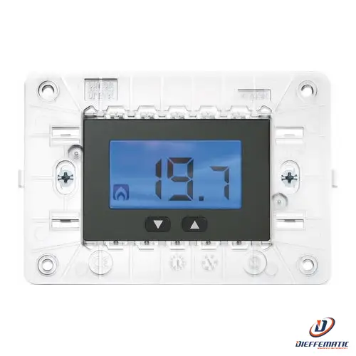 Urmet Termostato Elettronico Lcd A Batterie 3 Moduli Antracite 10613 Originale